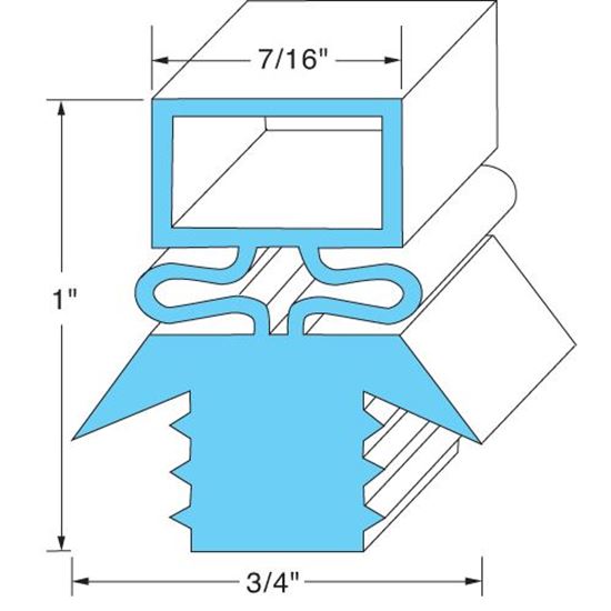 Picture of  Door Gasket for Traulsen Part# 341-27566-03