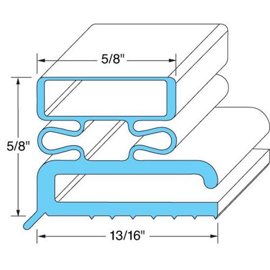 Picture of  Door Gasket for Traulsen Part# 341-21461-00