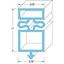 Picture of Door Gasket for True Part# 810862