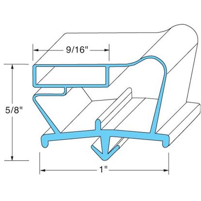 Picture of  Door Gasket for Beverage Air Part# 703-538C