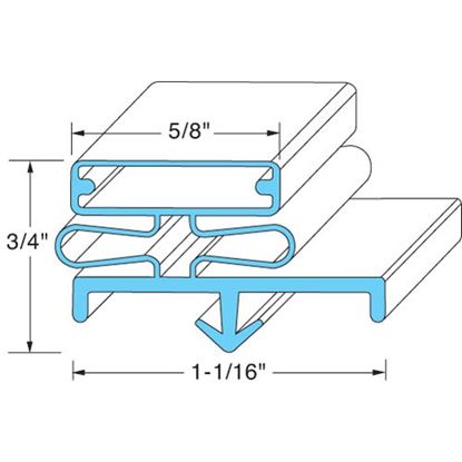 Picture of Gasket - 52 for Beverage Air Part# 703-814B