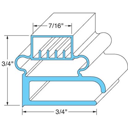 Picture of Gasket, Door for Delfield Part# 1702035