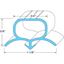 Picture of Gasket, Hopper for Silver King Part# 62806