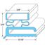 Picture of Door Gasket for Traulsen Part# 04543