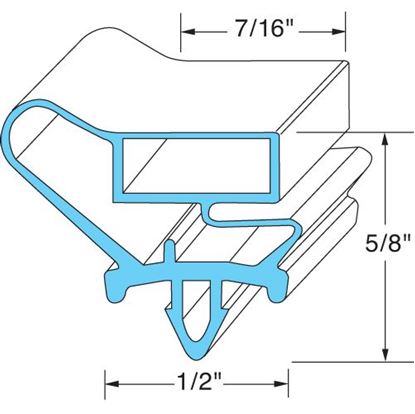 Picture of  Door Gasket for Beverage Air Part# 712-013C-07