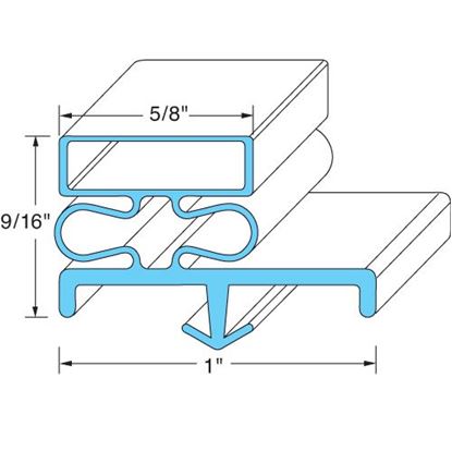 Picture of  Door Gasket for Continental Refrigeration Part# 2-711