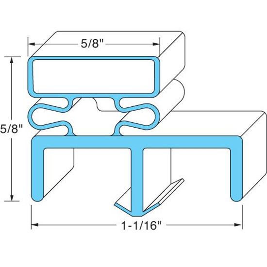 Picture of  Door Gasket for Norlake Part# 003724