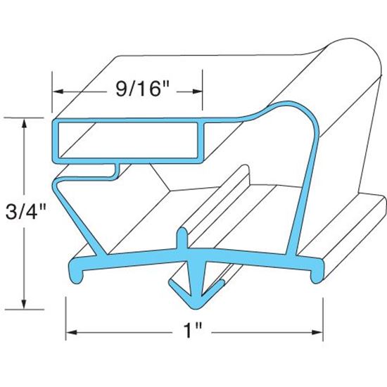 Picture of  Door Gasket for Perlick Part# 66237-4