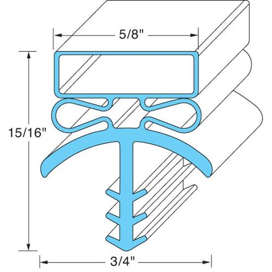 Picture of Door Gasket for Bally Part# 016545