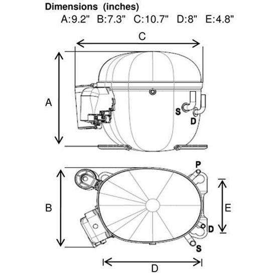 Picture of Fractional Hp Compressor