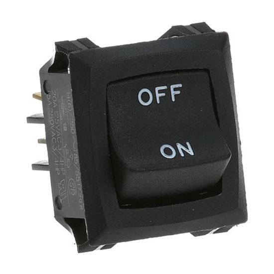 Picture of Black Dpst Rocker Switch for Blodgett Part# 19619