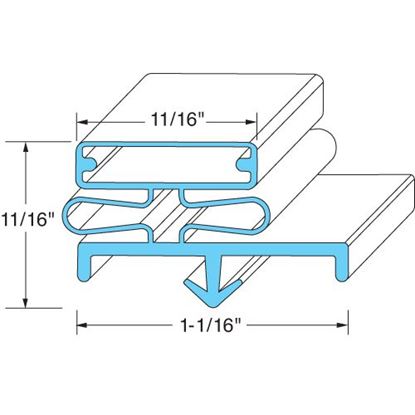 Picture of Door Gasket For Continental Refrigeration Part# 2-722