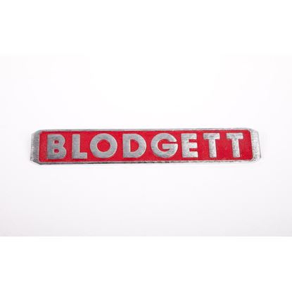 Picture of 10 Blodgett Nameplate For Blodgett Part# 16470