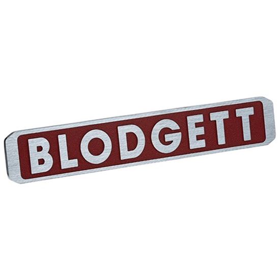 Picture of 10 Blodgett Nameplate For Blodgett Part# 16470