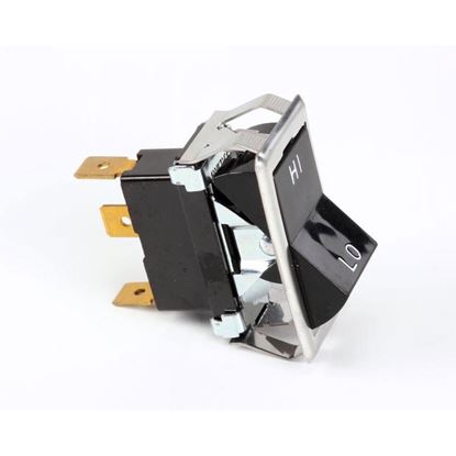 Picture of Black Rocker Spdt Switch For Blodgett Part# 17857