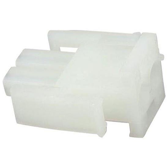 Picture of 2P Plug Wht Male Connctr For Frymaster Part# 8071067