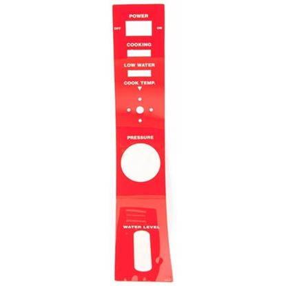 Picture of Panel Label - Red For Southbend Part# 7002-1