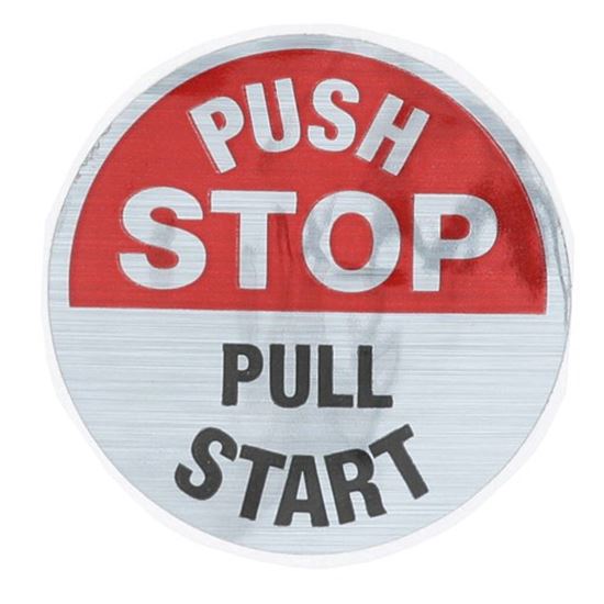 Picture of Label - Start/Stop For Hobart Part# 291475