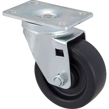Picture of Caster,Plate(3-1/2"Od,Swvl,Blk for Component Hardware Group Part# CHGC21-1035