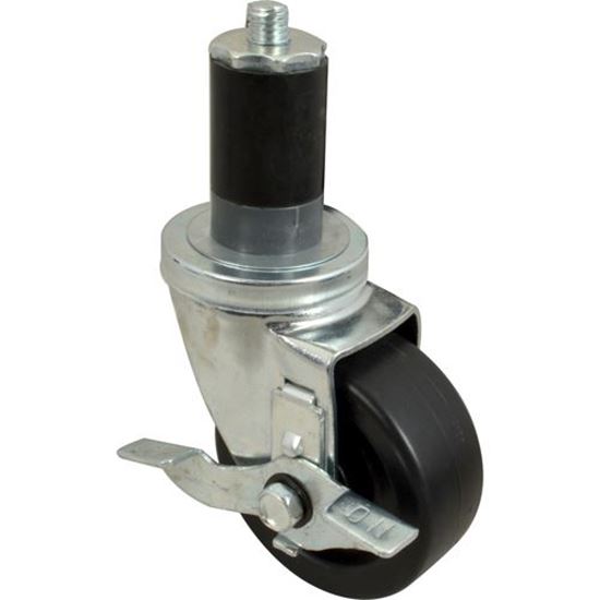 Caster,Stem(31/2"Od,W/Brk,Blk for Kason Part KAS6C523525HDPTLB