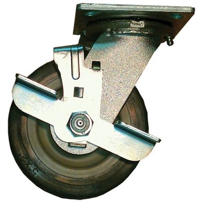 Picture of Caster,Plate(5"Od,W/Brake,Gray for Kason Part# KAS6C665001XLGTLB