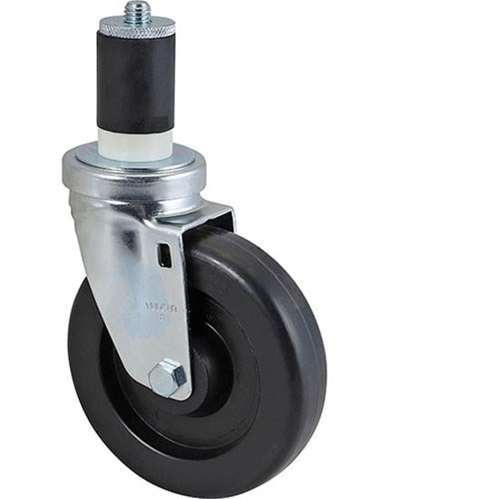 Picture of Caster,Stem (5"Od,Swvl,Black) for Kason Part# KAS6C525025HDP