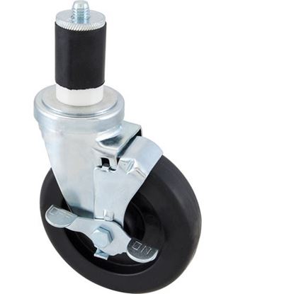 Picture of Caster,Stem(5"Od,W/Brake,Black for Kason Part# 6C525025HDPTLB