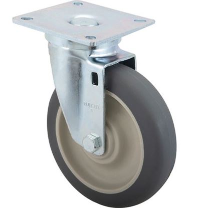 Picture of Caster,Plate(5"Od,Swvl,Gray) for Kason Part# KAS6C525007PPPG