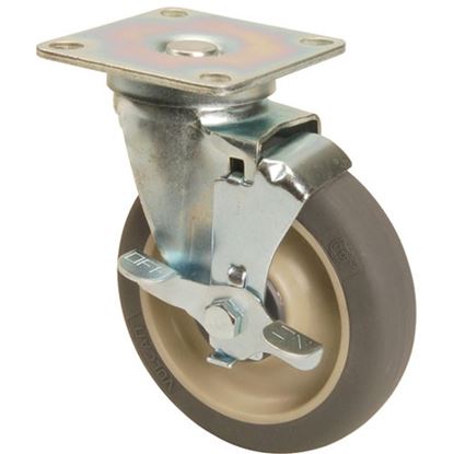 Picture of Caster,Plate(5"Od,W/Brake,Gray for Kason Part# 6C525007PPPGTLB