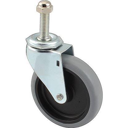 Picture of Caster,Stem (4"Od,1/2-13,Gray) for Lockwood Manufacturing Part# CAS-41TH