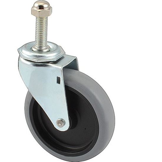Picture of Caster,Stem (4"Od,1/2-13,Gray) for Lockwood Manufacturing Part# CAS-41TH