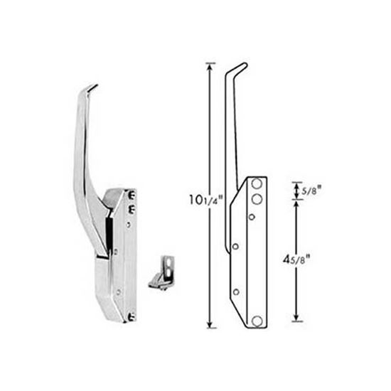 Picture of Latch (W/Strike/Crvd Hndl) for Standard Keil Part# 2830-4210-1110
