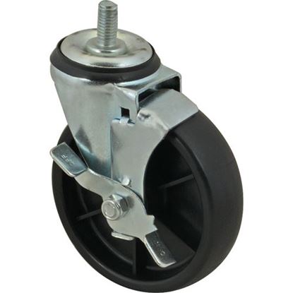 Caster,Stem(5"Od,3/8-13,W/Brk) for Turbo Air Part# M726500200