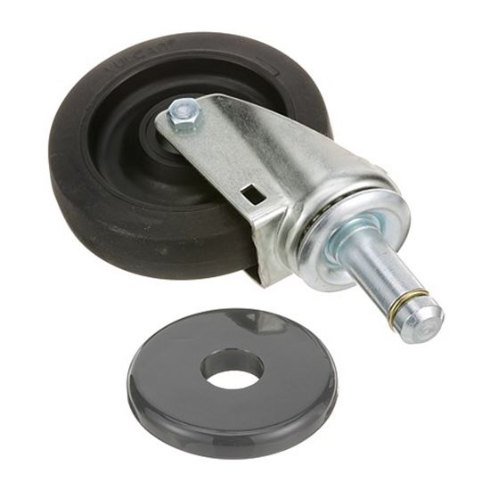 Picture of Caster,Stem(5"Od,W/Bumper,Blk) for Metro Part# 5M