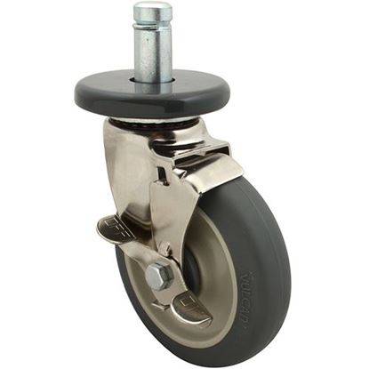 Caster,Stem(5"Od, W/Brk&Bumper for Metro Part# IMI5MPB