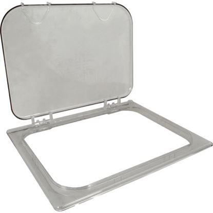 Picture of Lid (Ez Access, Half, Clear) for Carlisle Foodservice Products Part# CAL10238Z