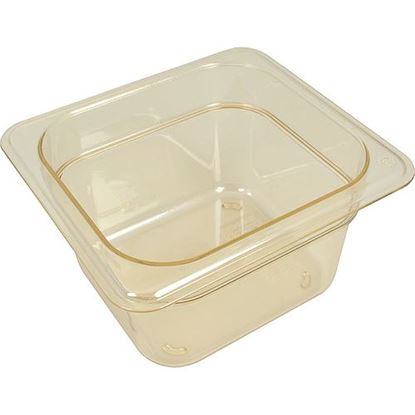 Picture of Pan,Food (Sixth, 4"D, Amber) for Carlisle Foodservice Products Part# 3088413