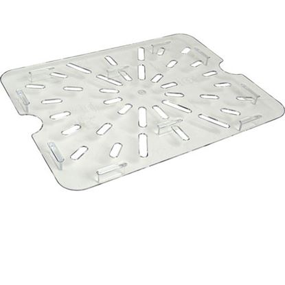 Picture of Shelf,Drain (Half, Clear) for Carlisle Foodservice Products Part# CAL1023507