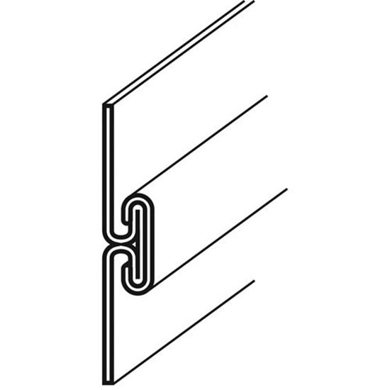 Divider Bar (7 Ft, S/S) for Component Hardware Group Part J641450. Restaurant Equipment
