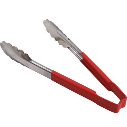 Picture of Tongs,Scallop (9.5",Red Hdl) for Edlund Part# EDL31011