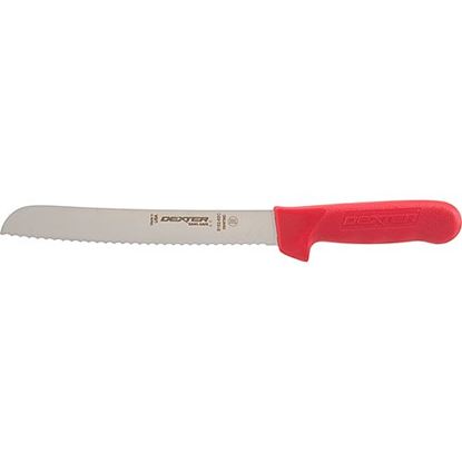 Picture of Knife,Bread (8",Scalloped,Red) for Dexter Russell Inc Part# S162-8SCR-PCP