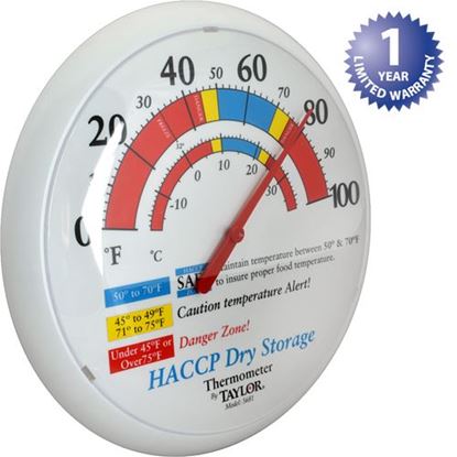 Picture of Thermometer (13.25"Od, 0/100F) for Taylor Precision Products,L.P. Part# TAY5681