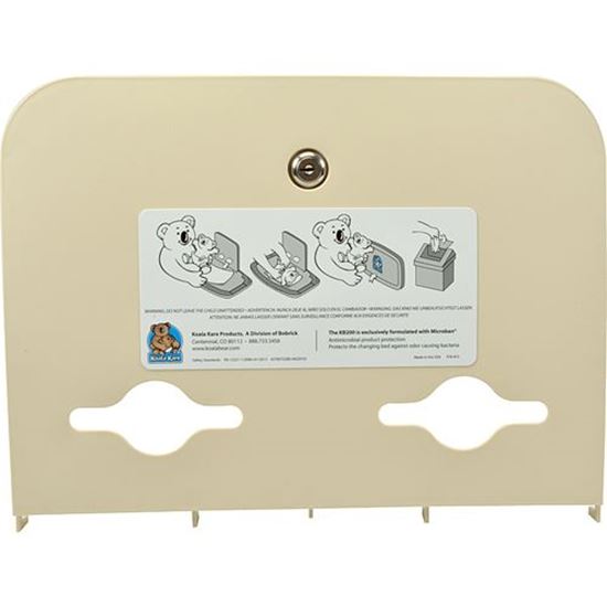 Picture of Liner,Lid (Cream, Kit W/ Key) for Koala Kare Products Part# 466-00-KIT