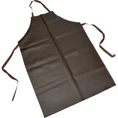 Picture of Apron (25" X 37", Vinyl,Brown) for San Jamar Part# SJ604VBA37-BR