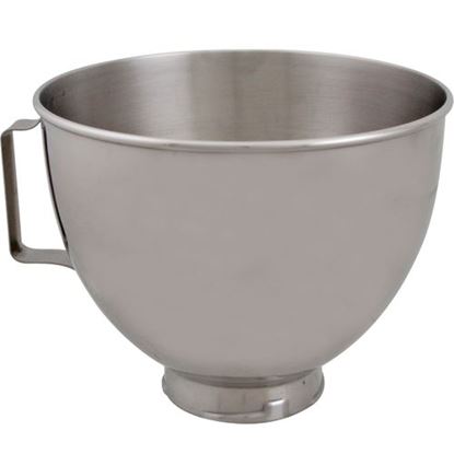 Picture of Bowl,Mixing (4-1/2 Qt, S/S) for Kitchenaid Part# K45SBWH