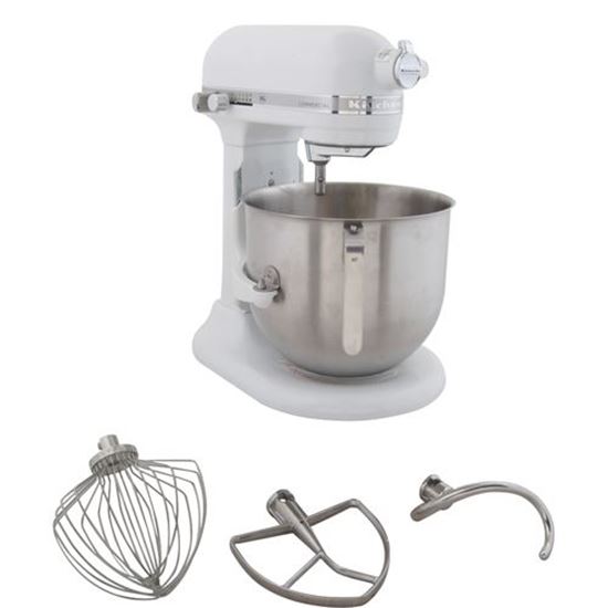 Mixer 8qt W Attachmts S S Bowl For Kitchenaid Part Kitksm8990wh Restaurant Equipment Parts Food Service Parts Partsfps