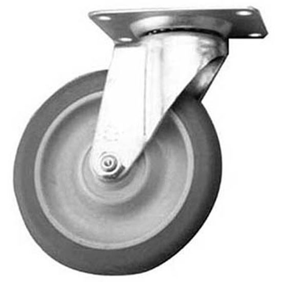Picture of Caster,Plate (5"Od,Swvl,Gray) for Lakeside Part# LAK9144
