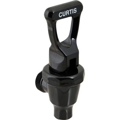 Picture of Faucet (Black,Plastic,Locking) for Wilbur Curtis Part# CURWC1841