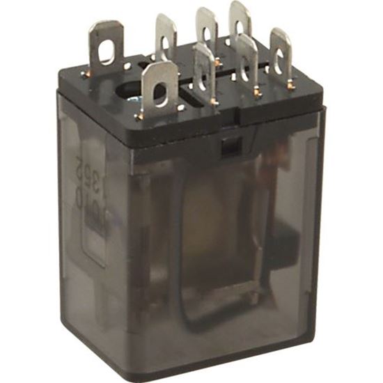 Picture of Relay,Cube (24Vac, 15A, Dpdt) for Garland Part# GL2475500