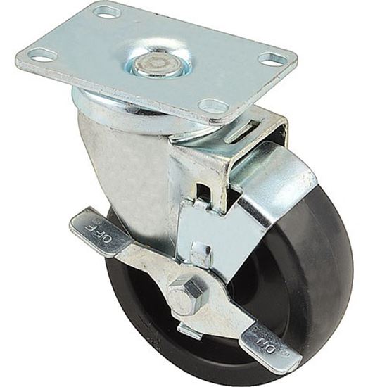 Picture of Caster ( Swivel, W/Brake ) for Delfield Part# DEL3234180